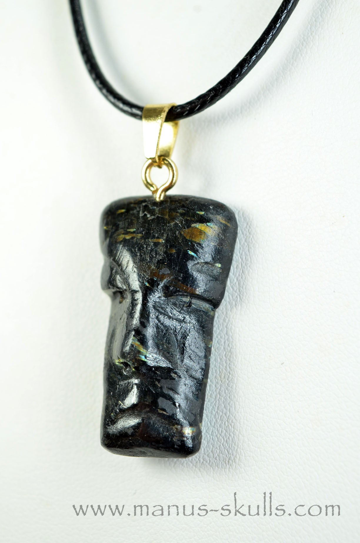 Nuummite Tribal Pendant (#24)