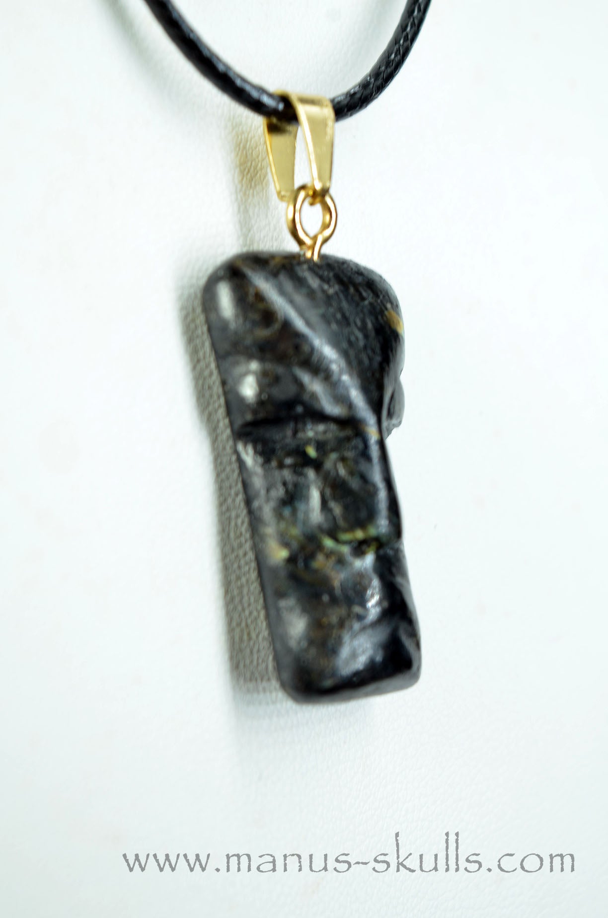 Nuummite Tribal Pendant (#24)