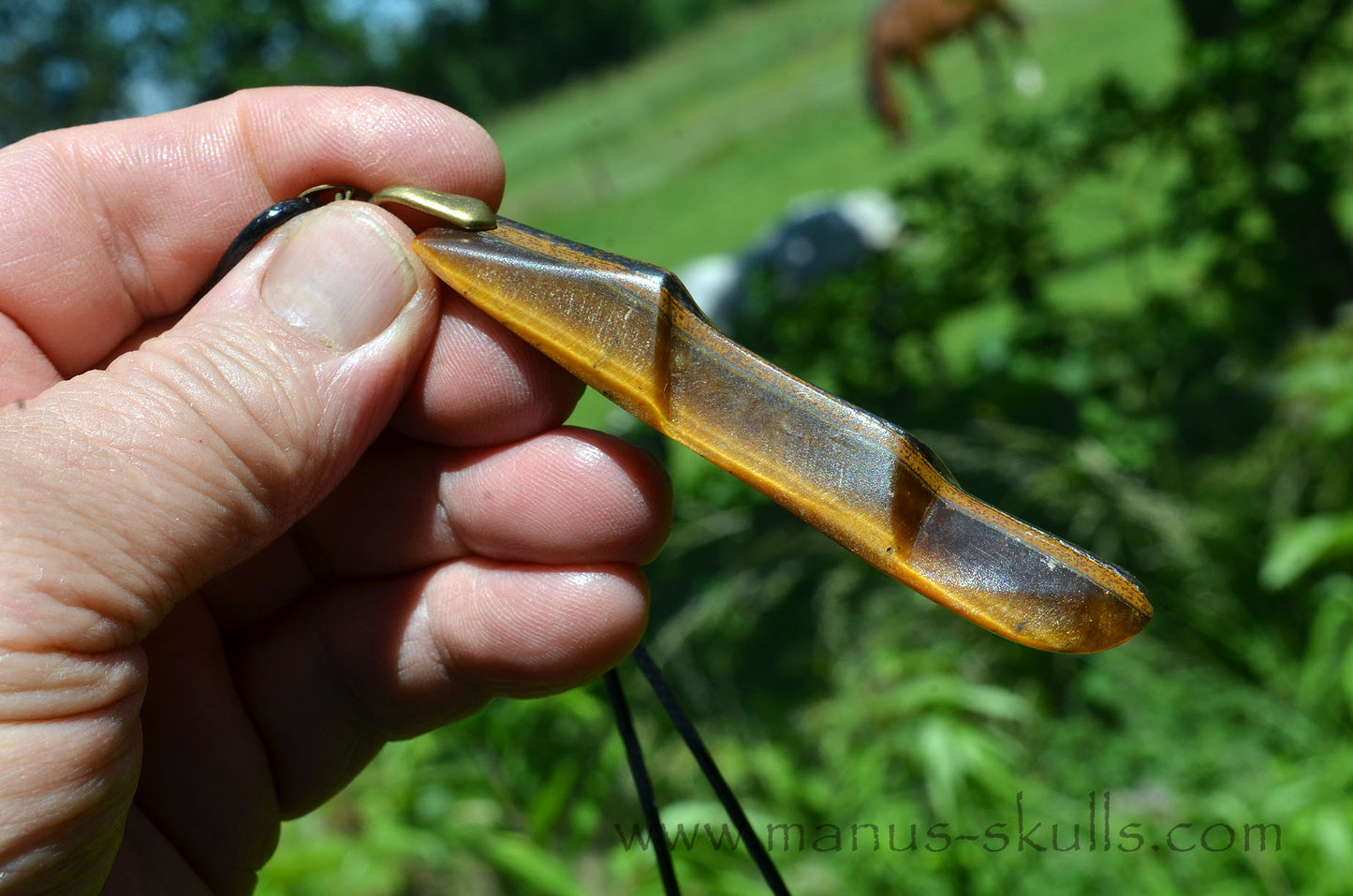 Tiger Eye Tribal Pendant (#47)