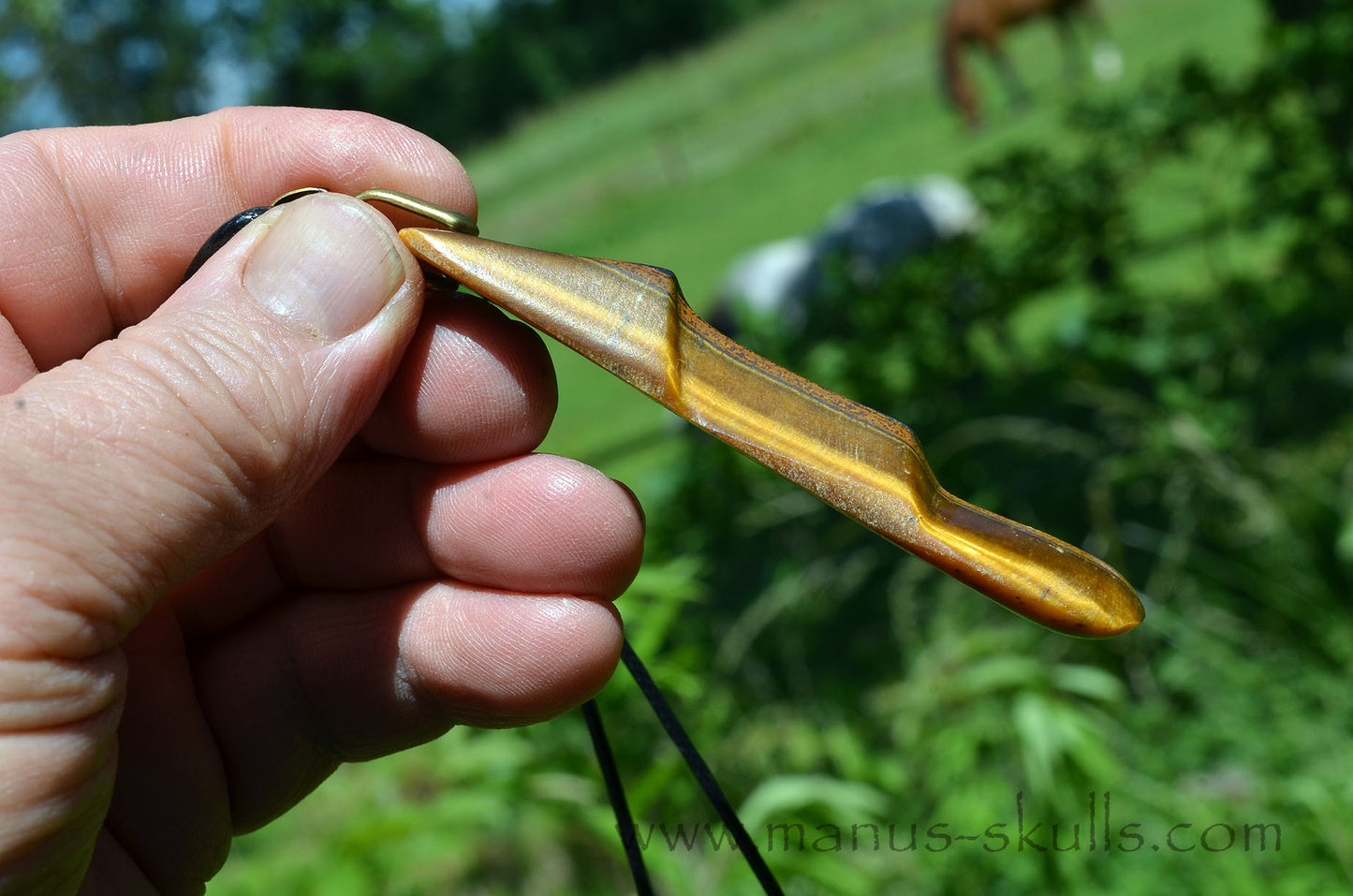 Tiger Eye Tribal Pendant (#47)