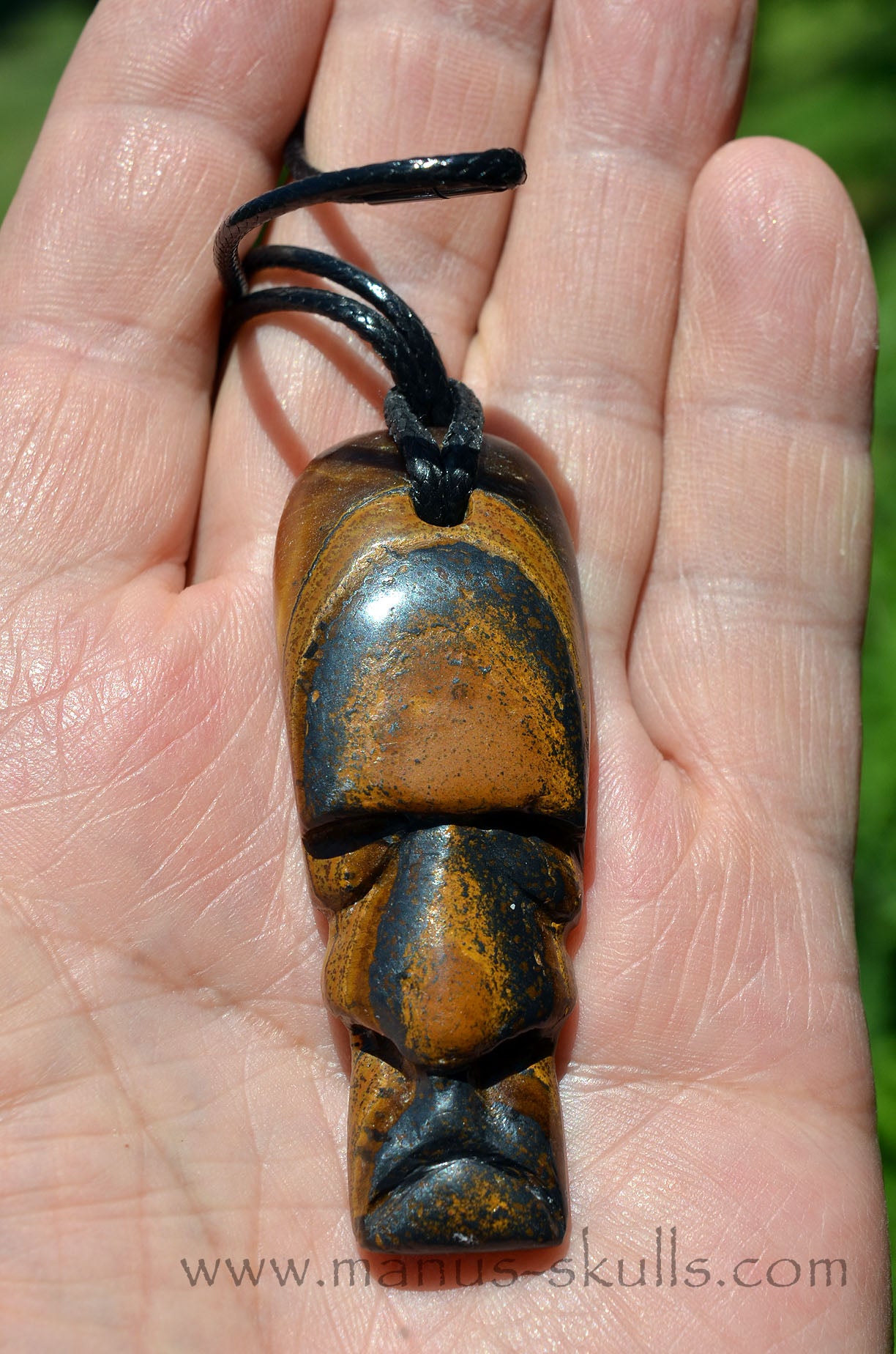 Manus skulls Evolians Dragolians unique Crystal Carvings handmade skulls dragons pendants preseli bluestone tribals spiritual meaning wand Unicorn ..  tribal Tiger Eye