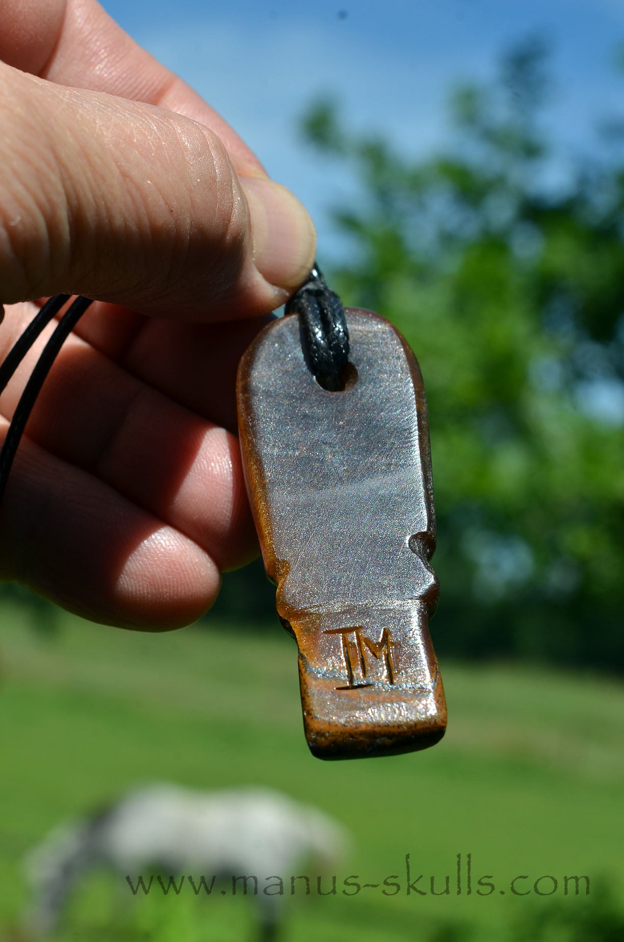 Tiger Eye Tribal Pendant (#48)