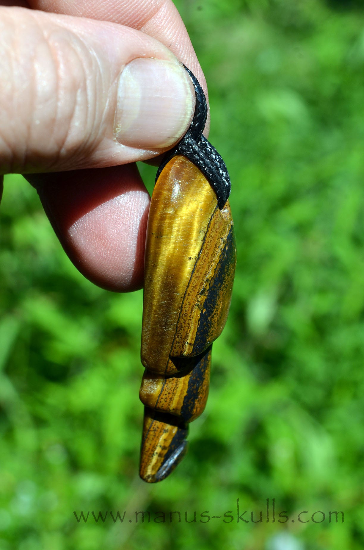 Tiger Eye Tribal Pendant (#48)