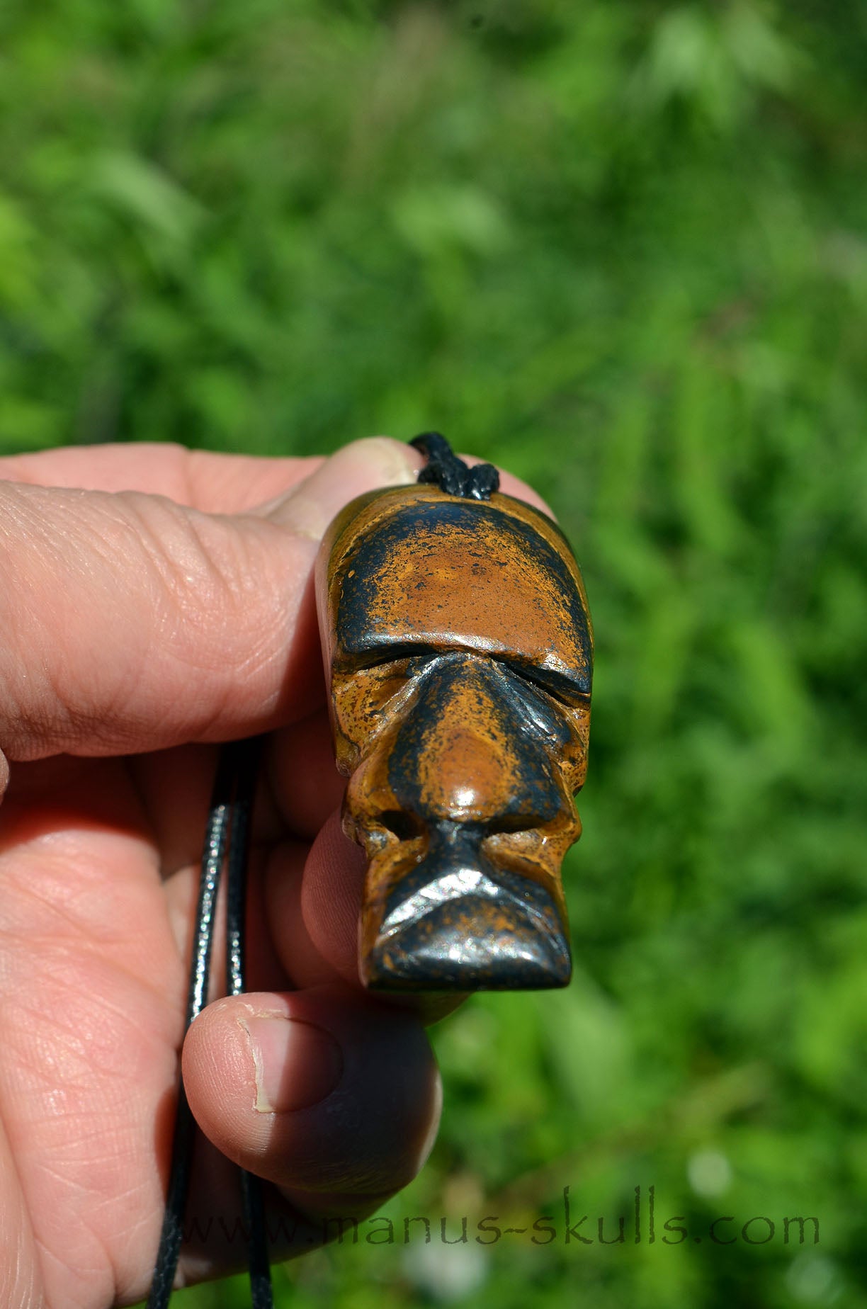 Tiger Eye Tribal Pendant (#48)