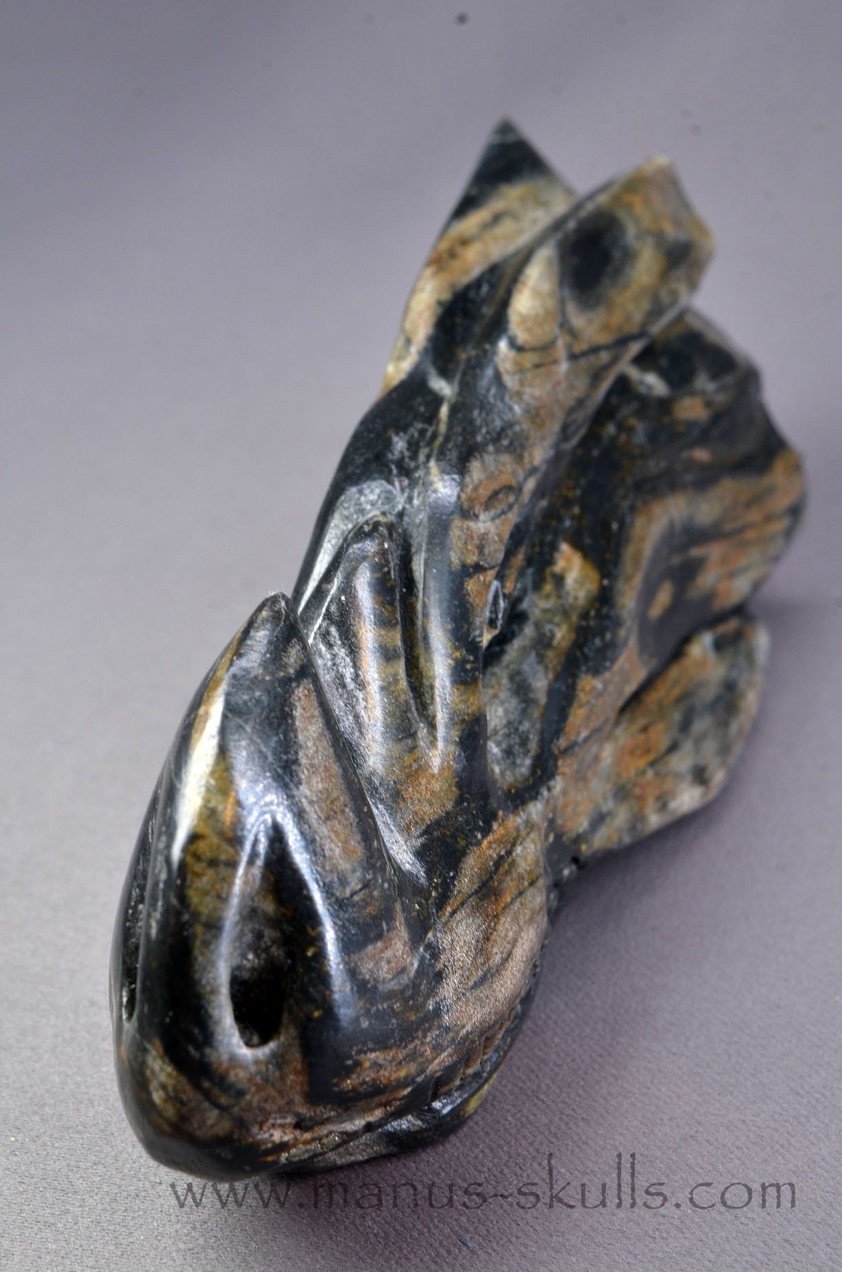 Manus skulls Evolians Dragolians unique Crystal Carvings handmade skulls dragons pendants preseli bluestone tribals spiritual meaning wand Unicorn ..  isua
