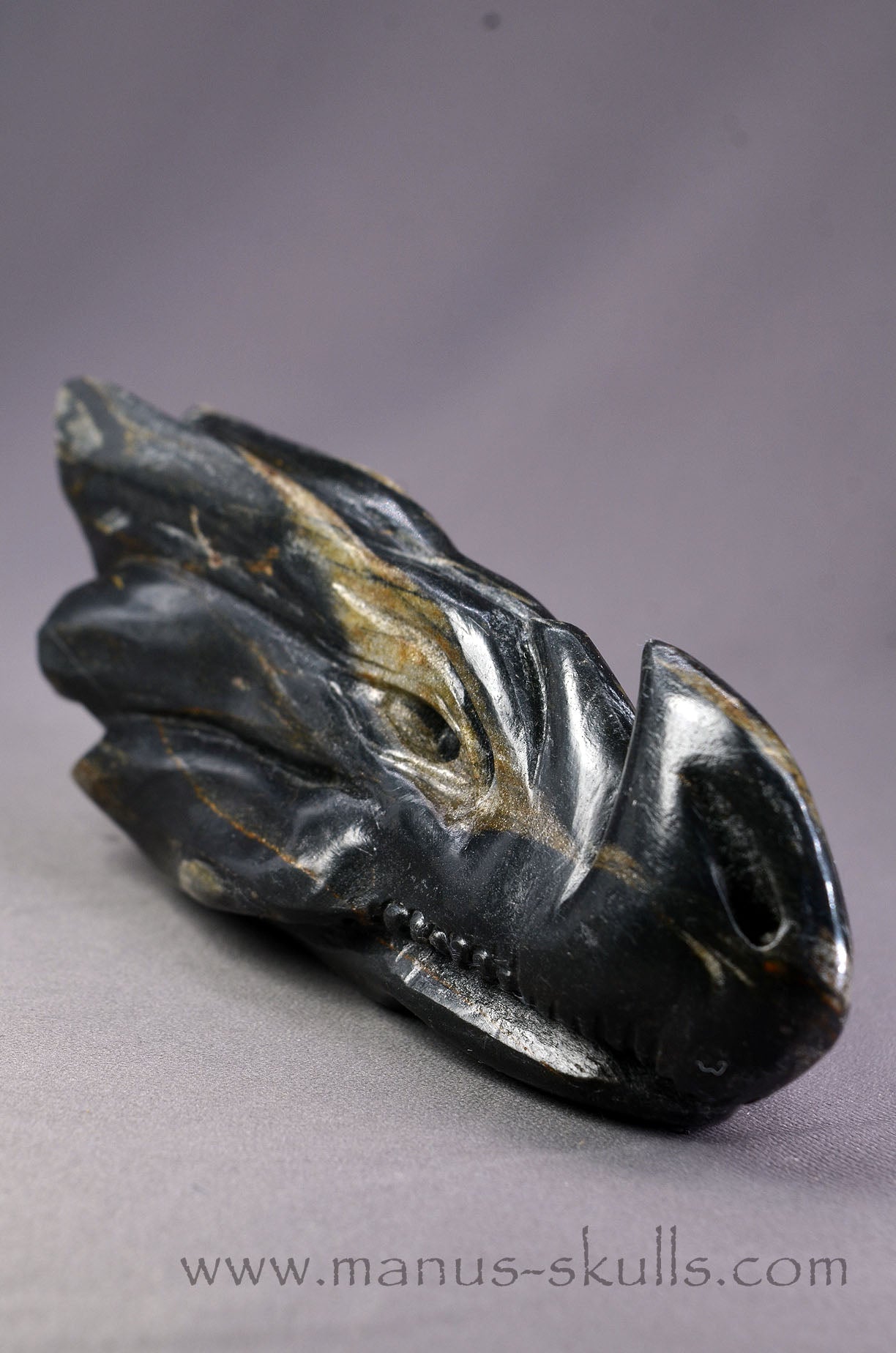 Manus skulls Evolians Dragolians unique Crystal Carvings handmade skulls dragons pendants preseli bluestone tribals spiritual meaning wand Unicorn ..  isua