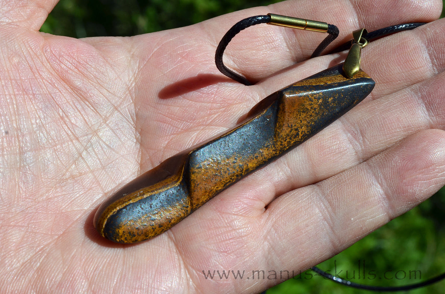Tiger Eye Tribal Pendant (#47)