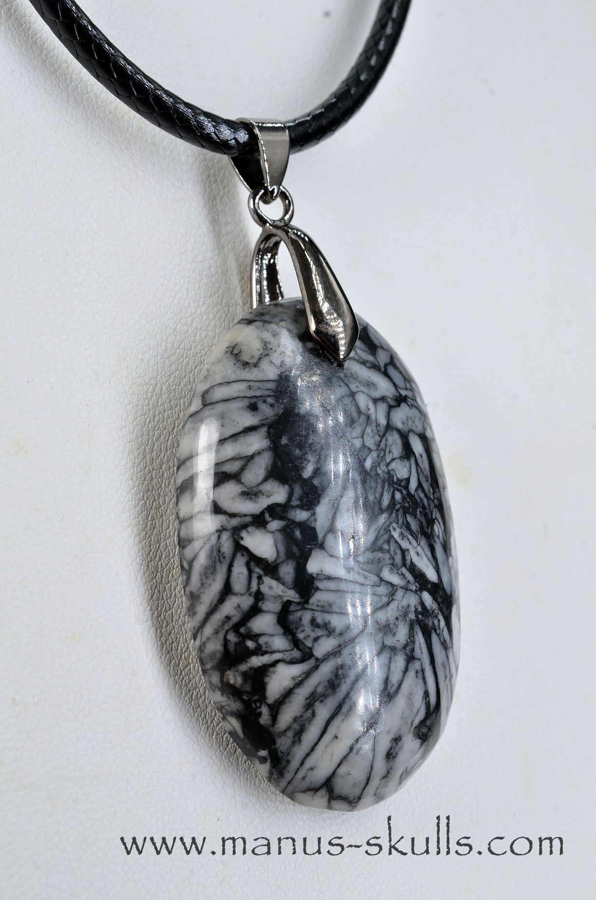 Austrian Pinolith Cabochon medallion  Pendant