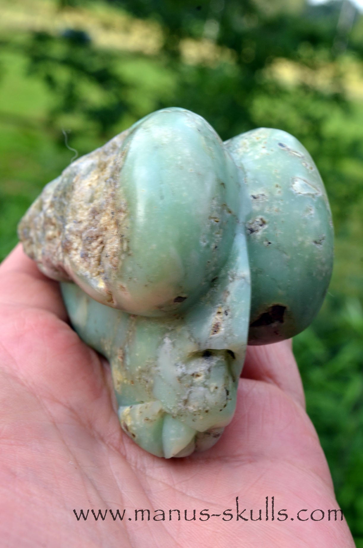 Manus skulls Evolians Dragolians unique Crystal Carvings handmade skulls dragons pendants preseli bluestone tribals spiritual meaning wand Unicorn ..  chrysoprase Dragolian