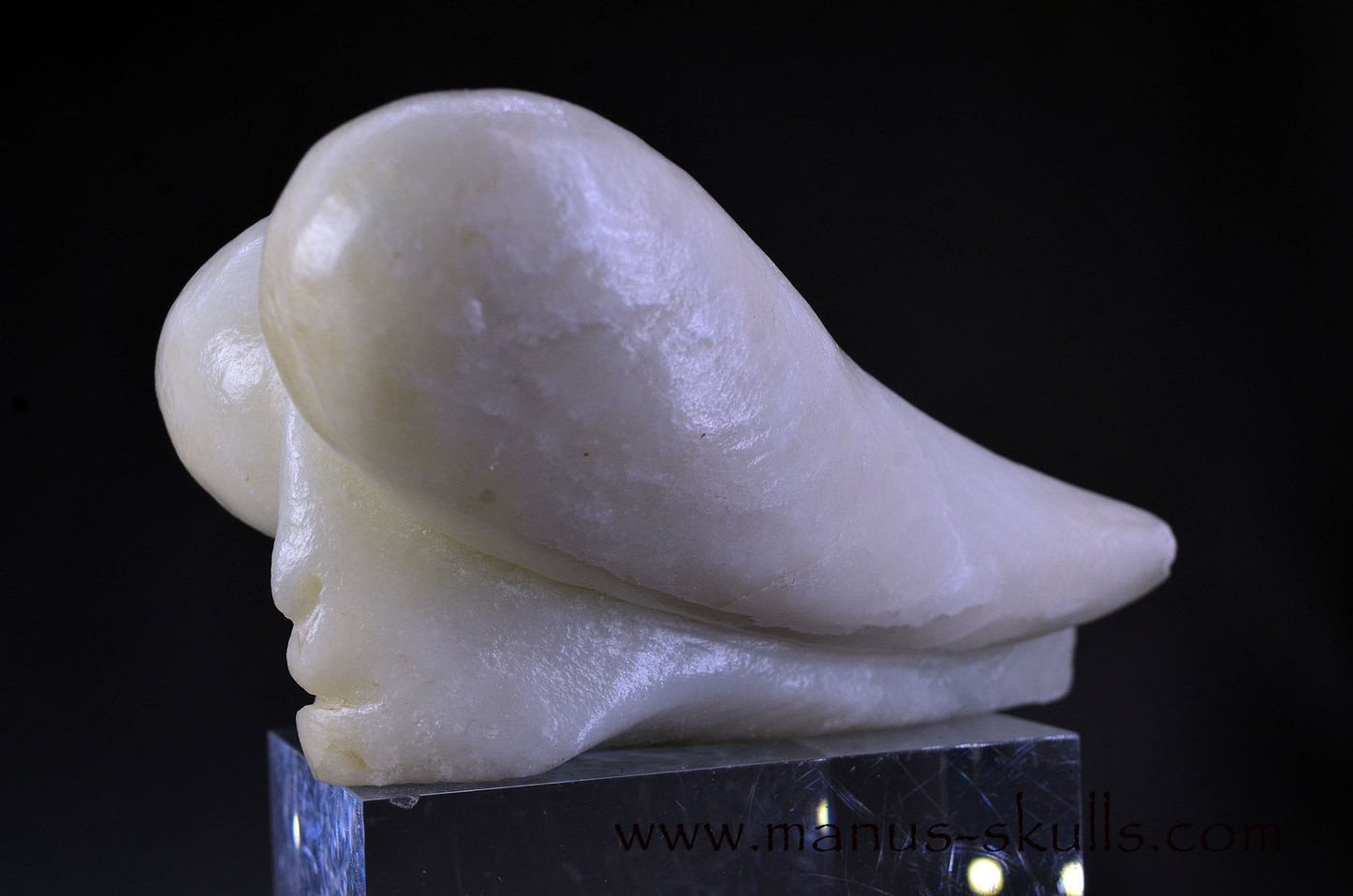 White Steatite Dragolian (#34)