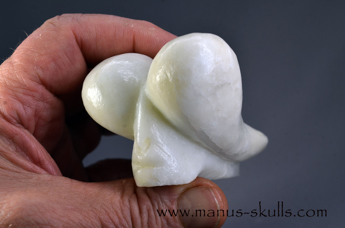 White Steatite Dragolian (#34)