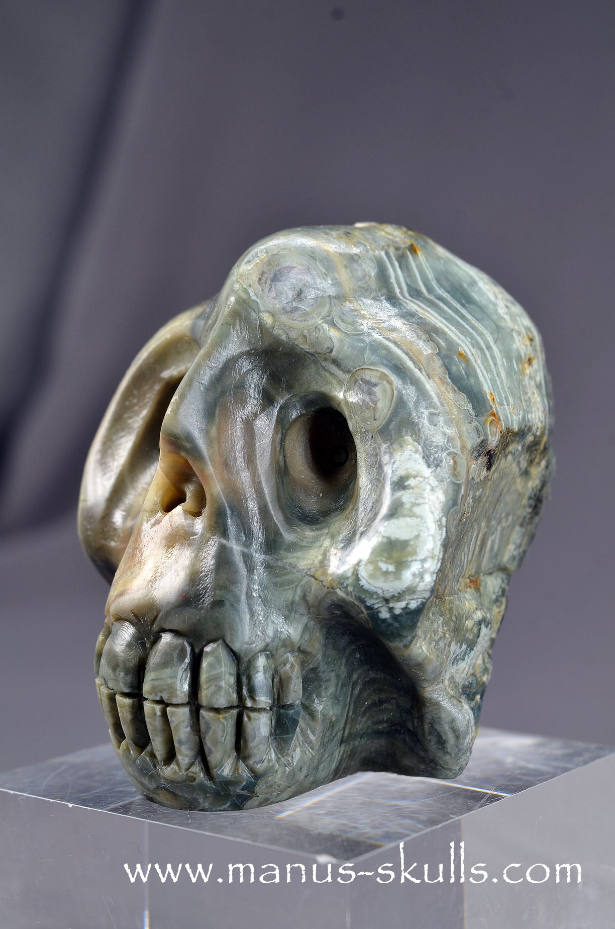 Manus skulls Evolians Dragolians unique Crystal Carvings handmade skulls dragons pendants preseli bluestone tribals spiritual meaning wand Unicorn ..  lierbach agate lithophyse , thunderegg
