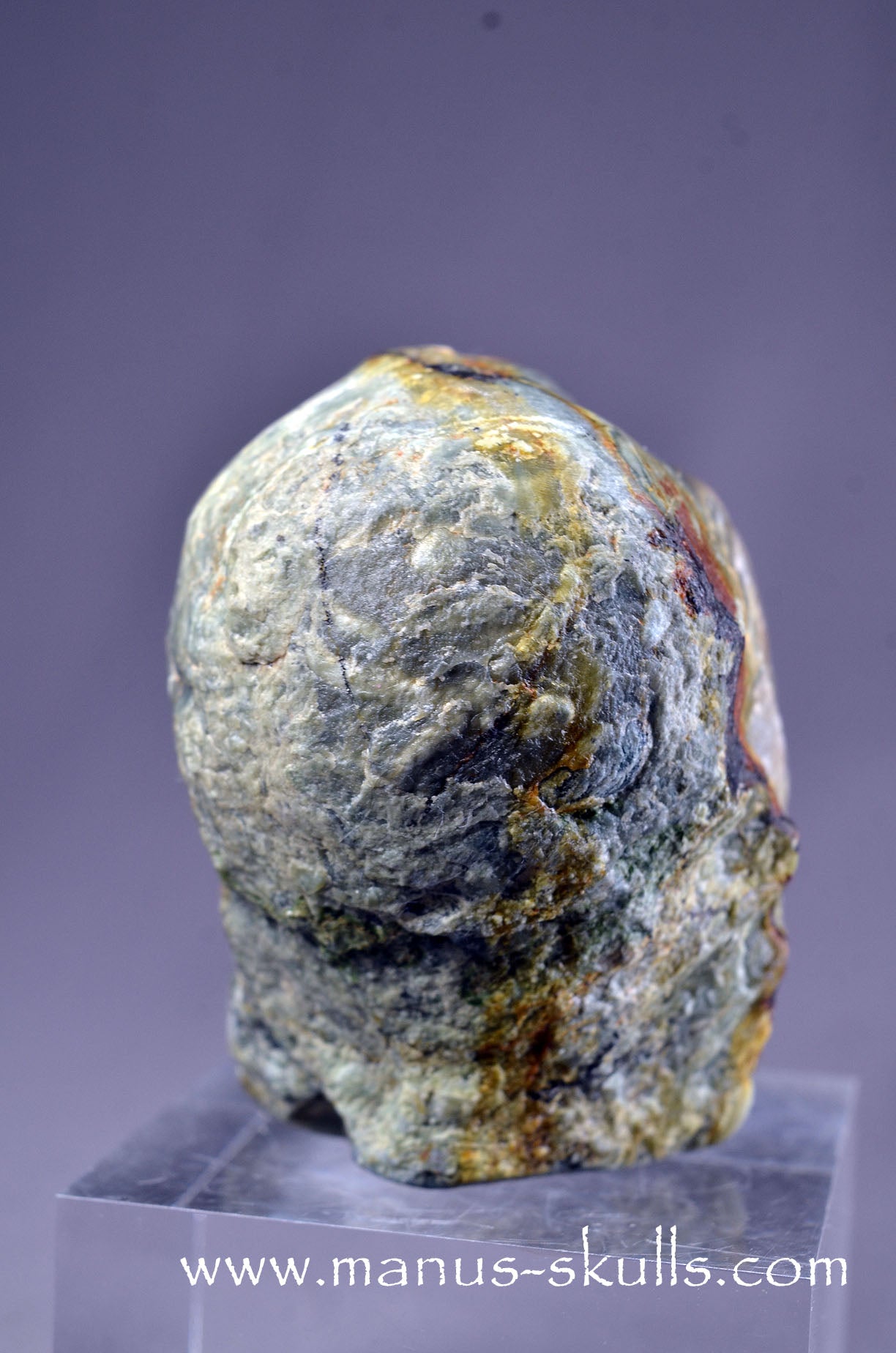 Lierbach Agate Thunderegg Skull