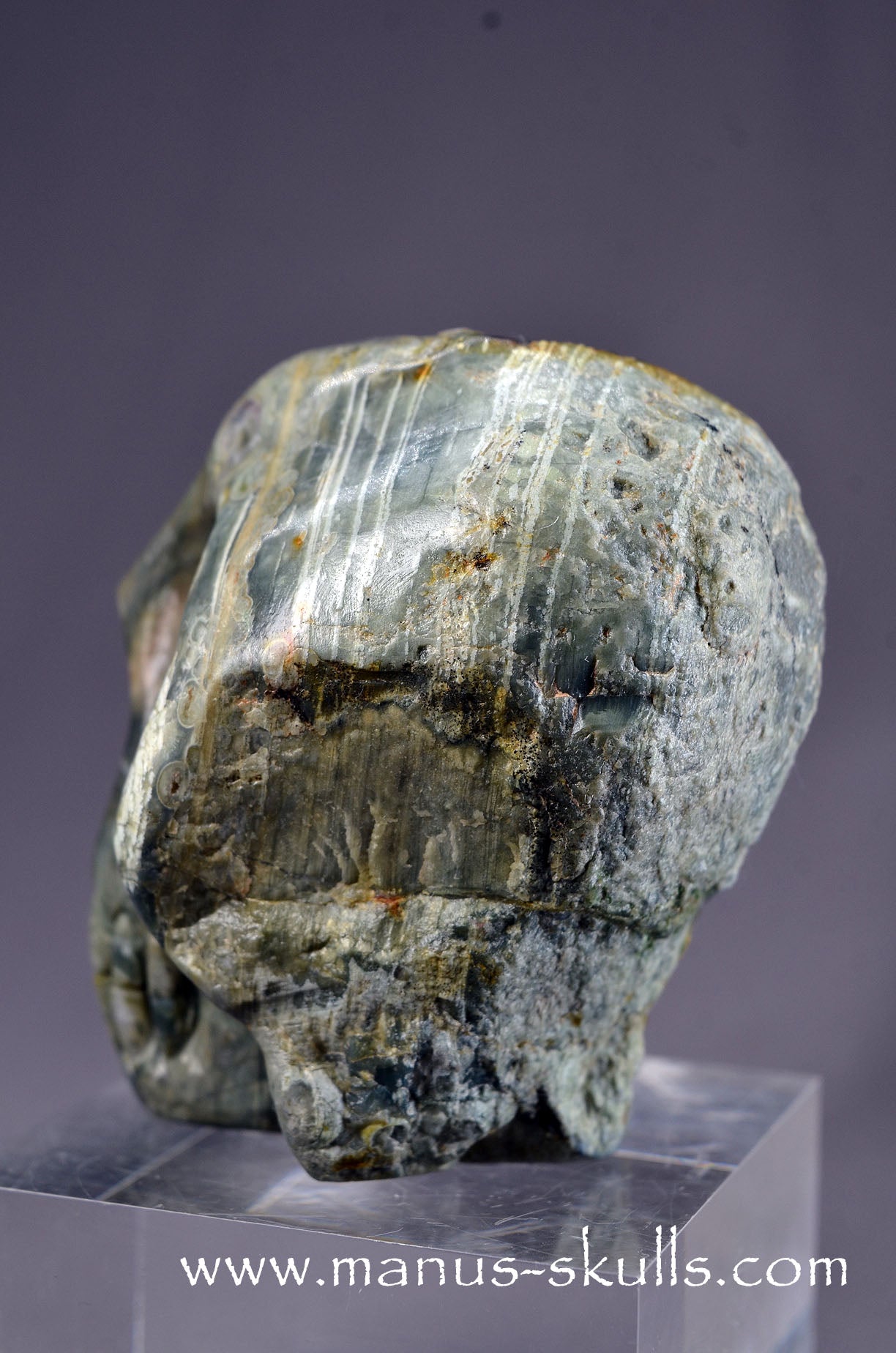 Lierbach Agate Thunderegg Skull