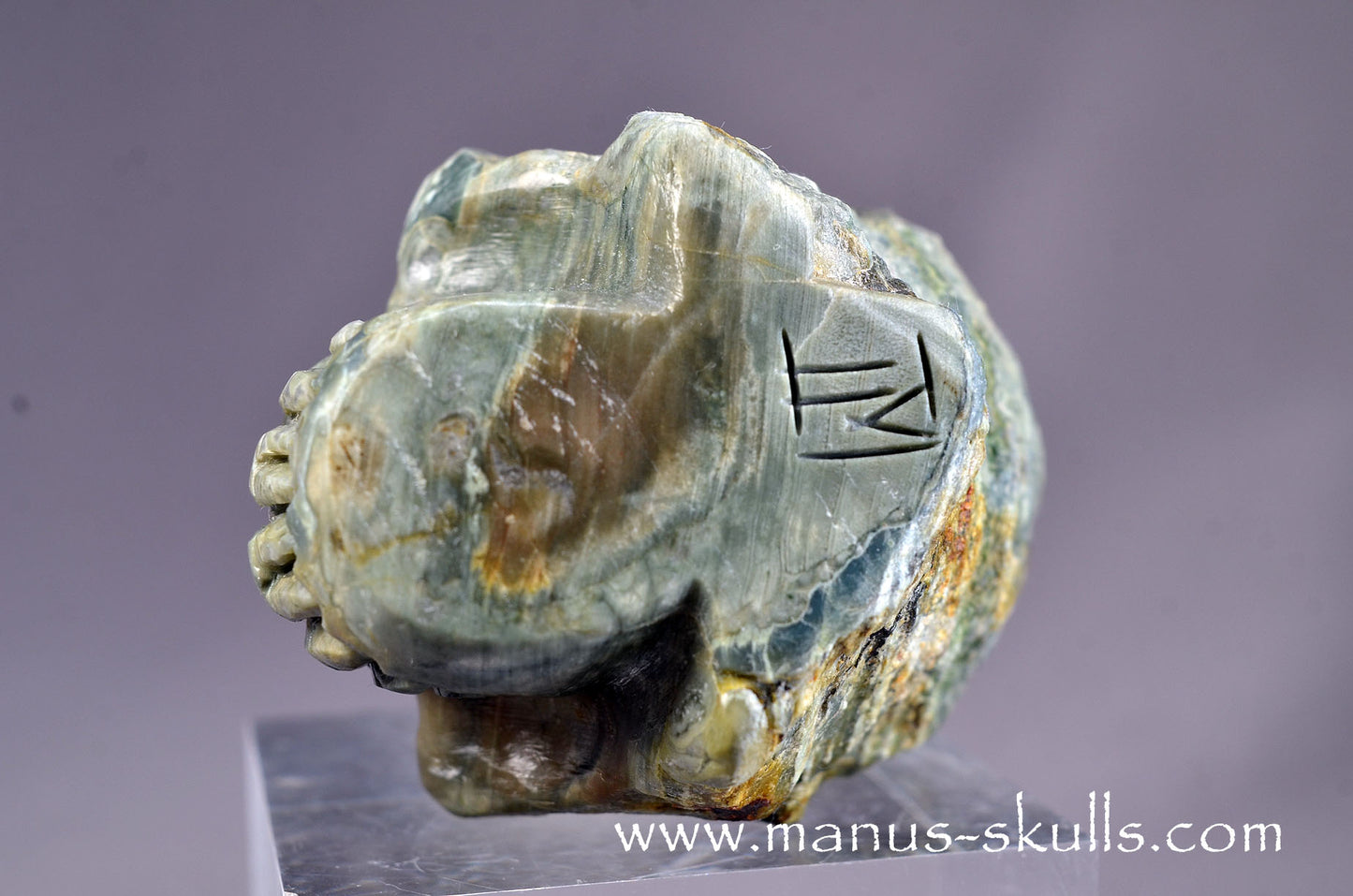 Lierbach Agate Thunderegg Skull