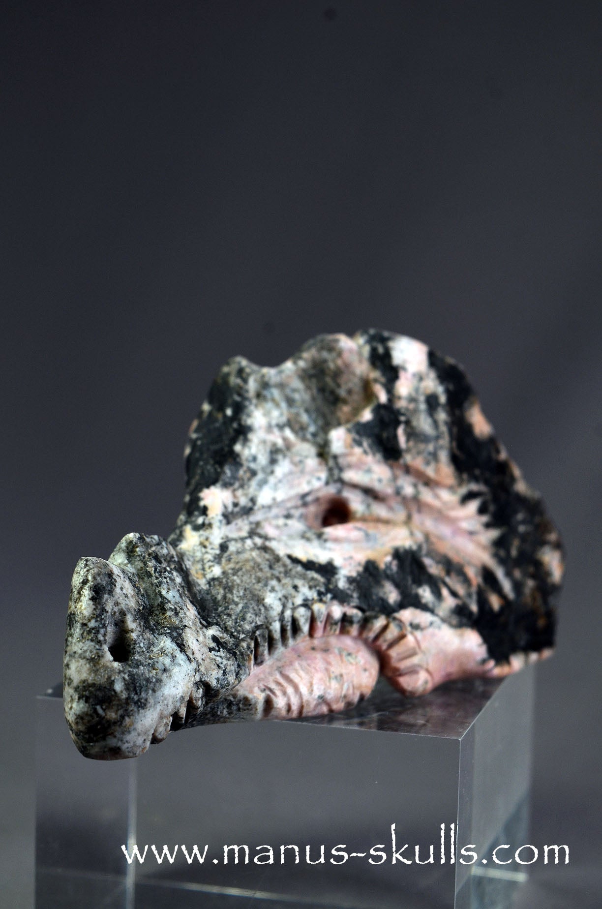 Manus skulls Evolians Dragolians unique Crystal Carvings handmade skulls dragons pendants preseli bluestone tribals spiritual meaning wand Unicorn .. Pyroxmangite