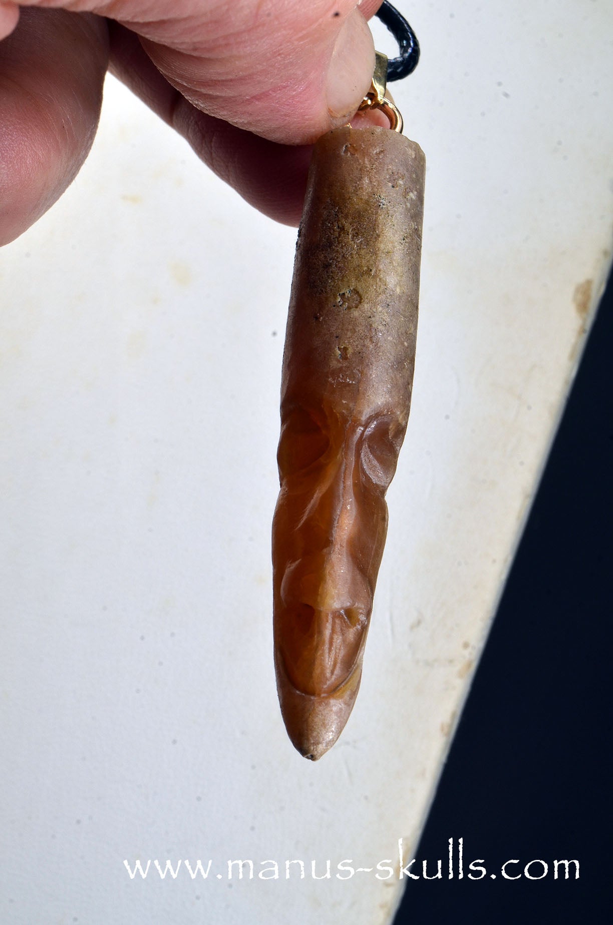 Belemnite Fossiel Tribal Pendant (#13)