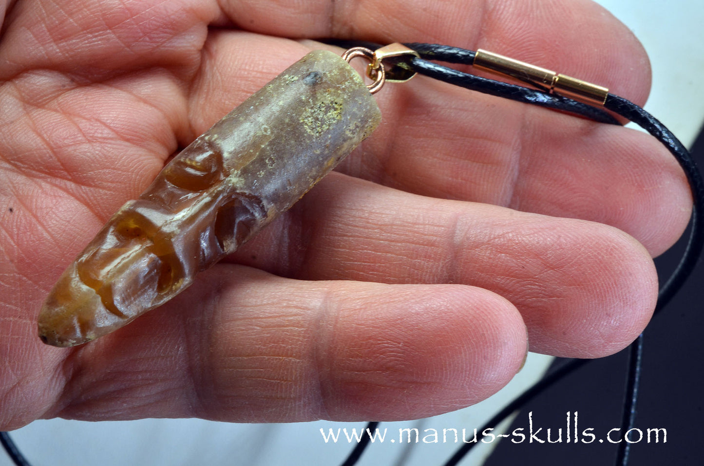 Belemnite Fossiel Tribal Pendant (#02)