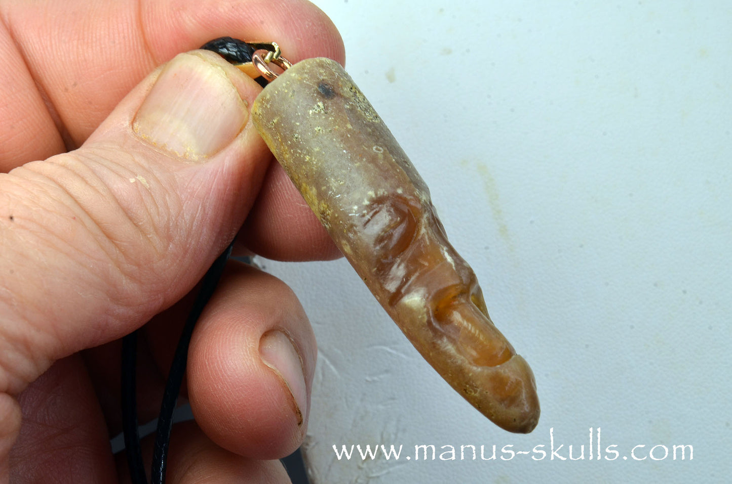 Belemnite Fossiel Tribal Pendant (#02)