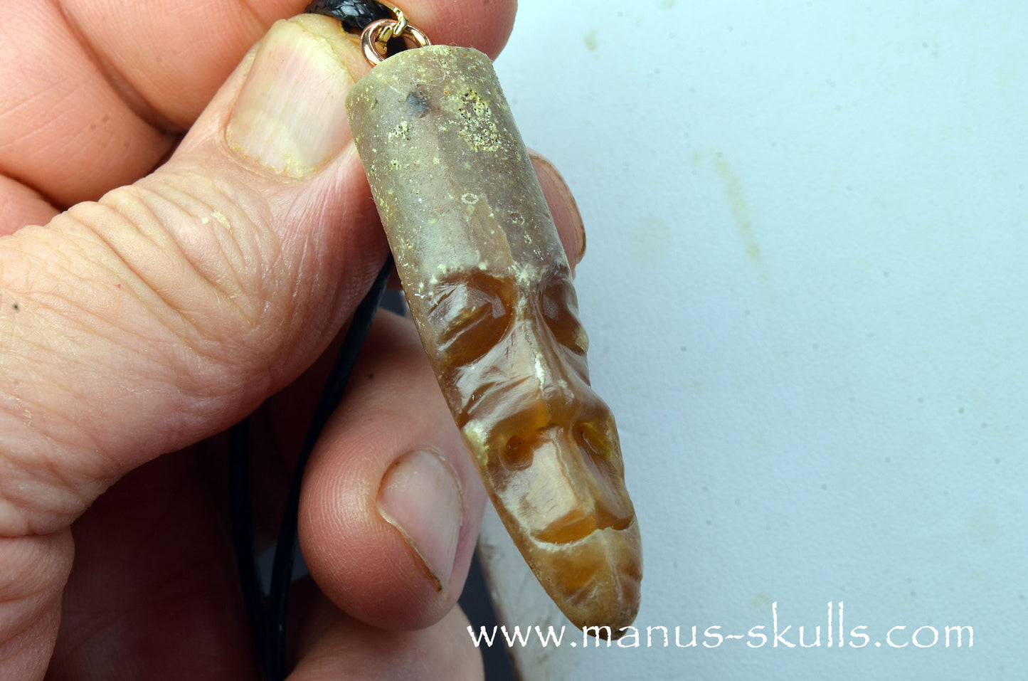 Belemnite Fossiel Tribal Pendant (#02)