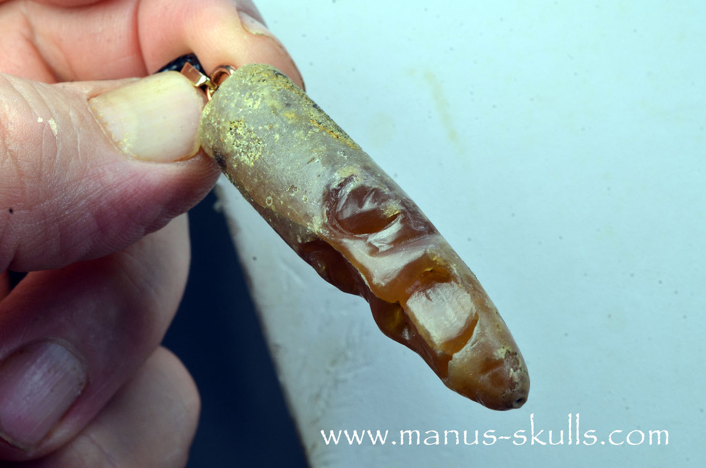 Belemnite Fossiel Tribal Pendant (#02)