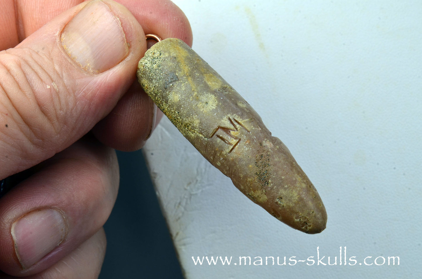 Belemnite Fossiel Tribal Pendant (#02)