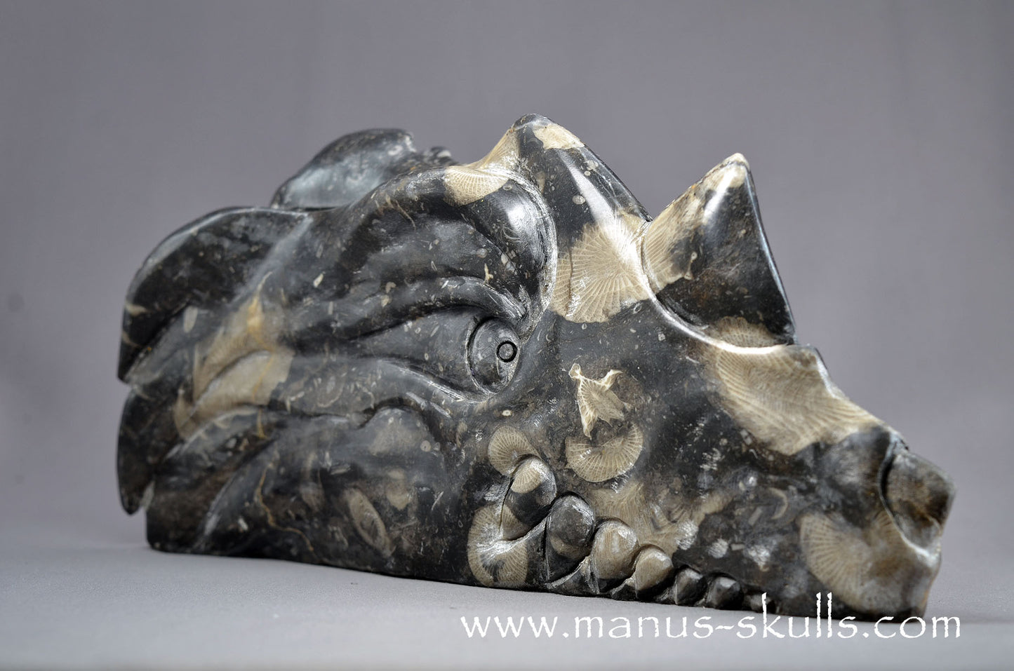 Large Frosterley Marble Dragon