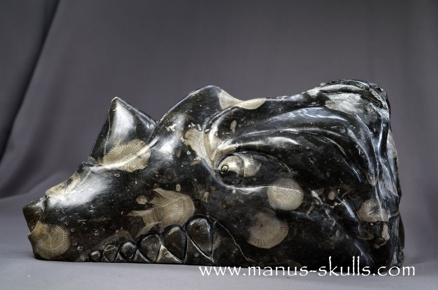 Large Frosterley Marble Dragon