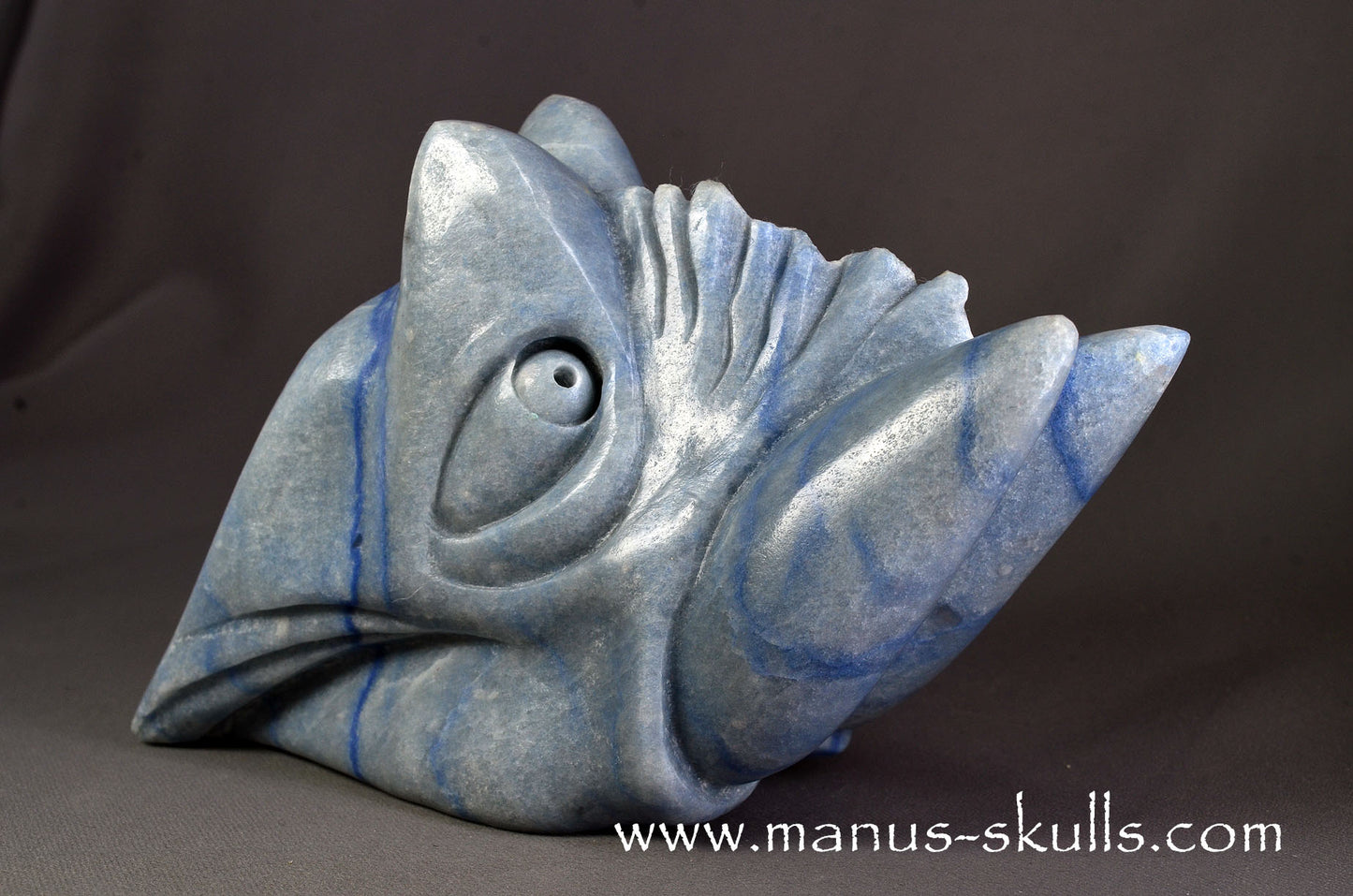 Blue Quartz Dragon