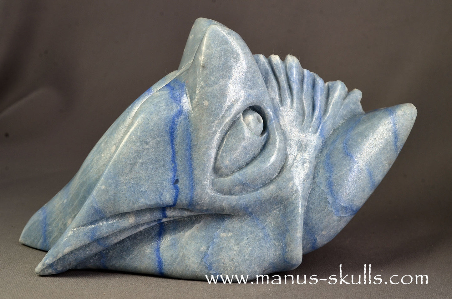 Blue Quartz Dragon