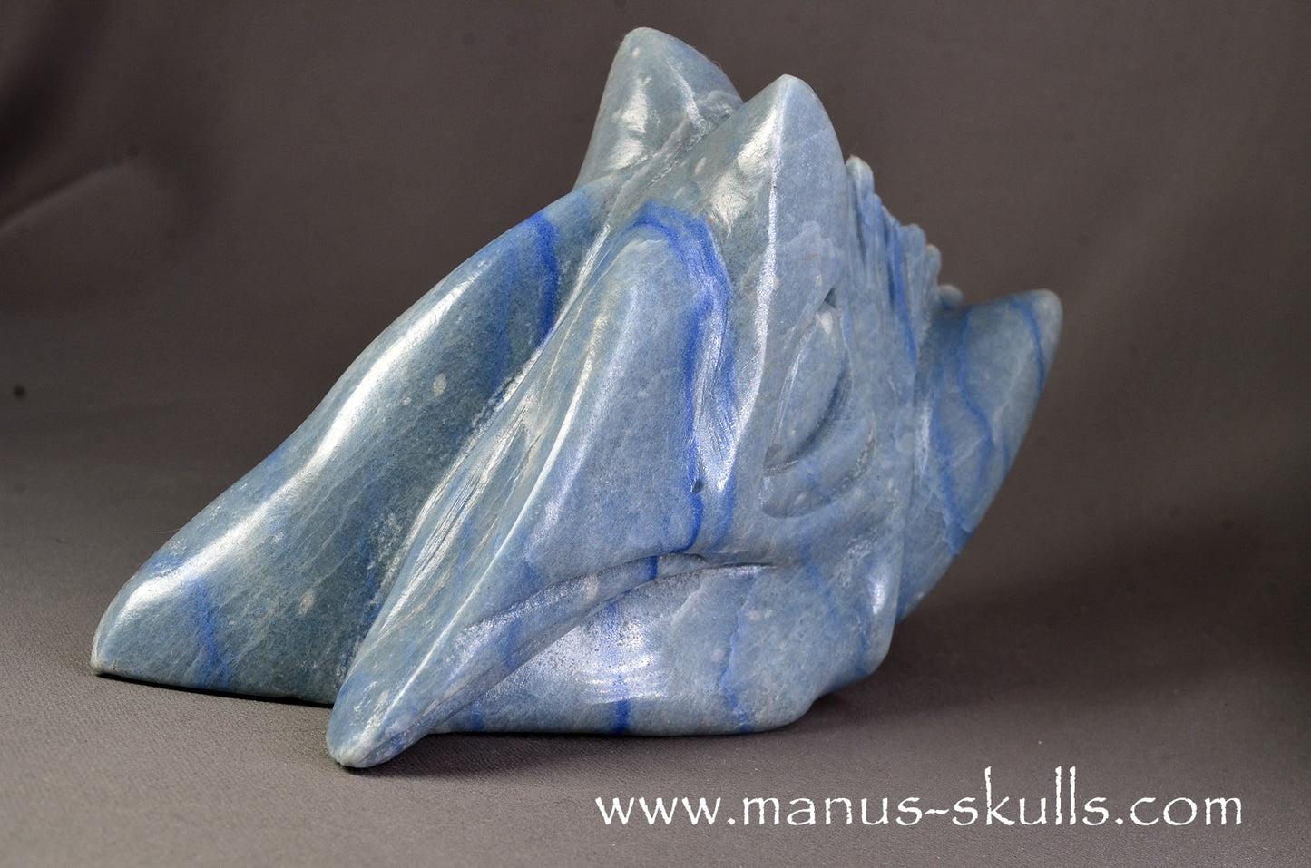Blue Quartz Dragon