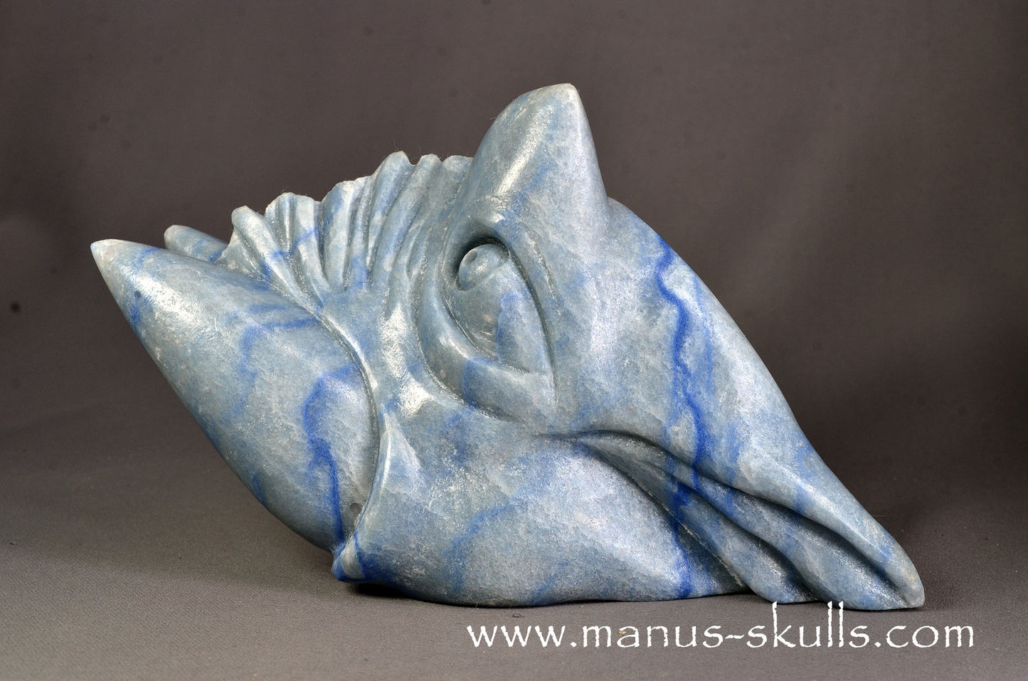 Blue Quartz Dragon
