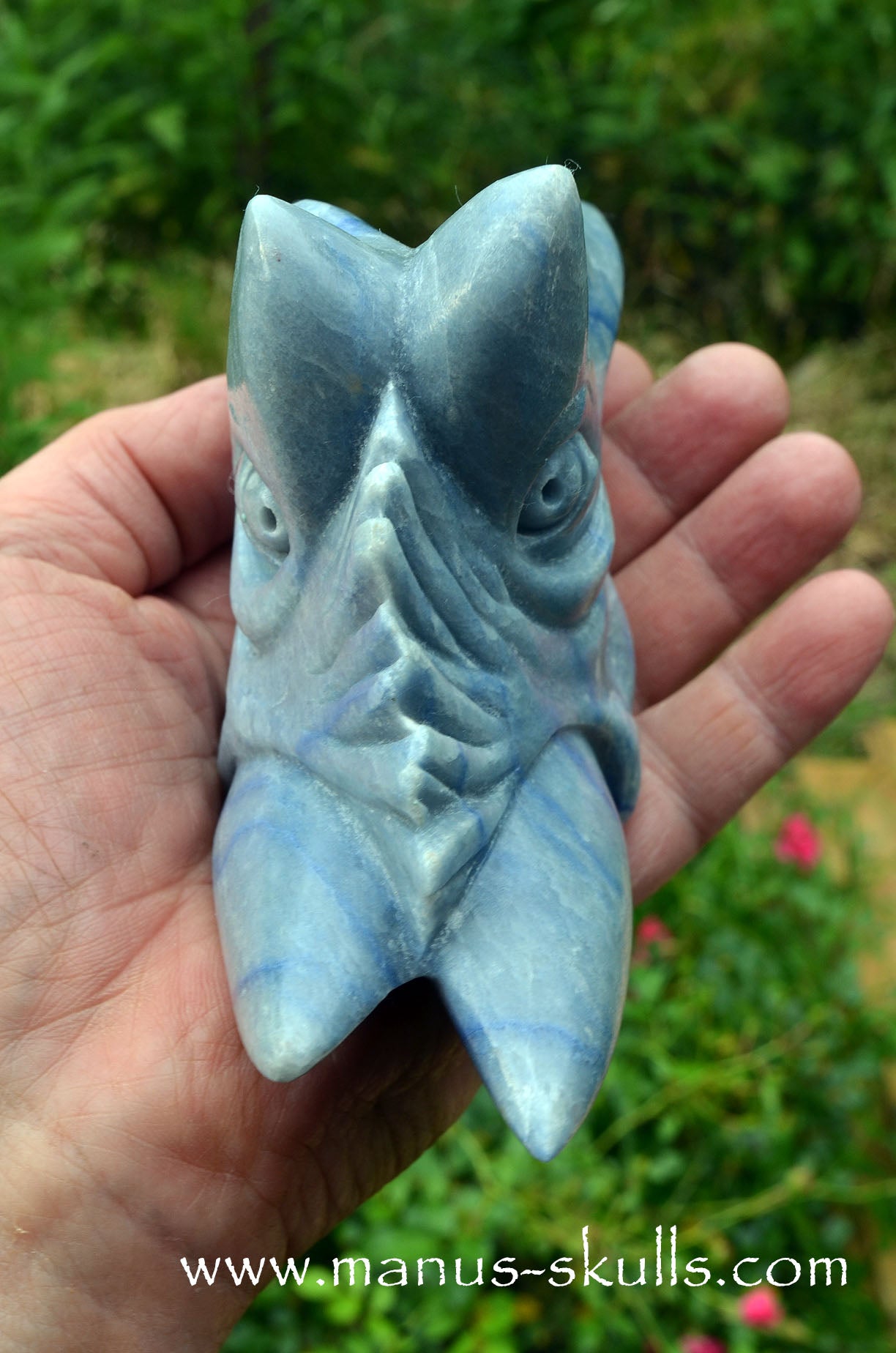 Blue Quartz Dragon
