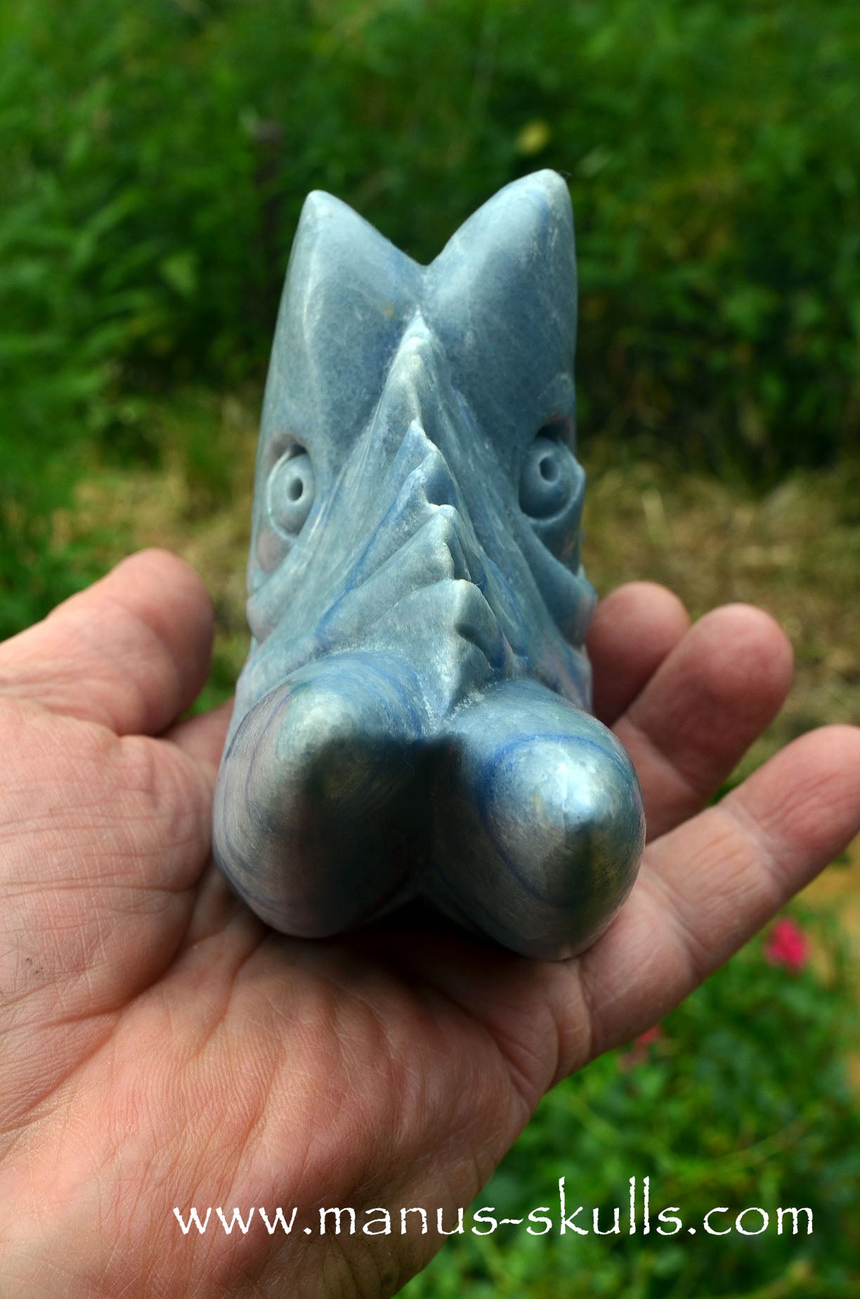 Blue Quartz Dragon