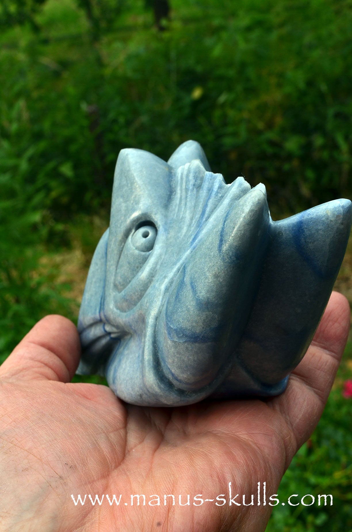 Blue Quartz Dragon