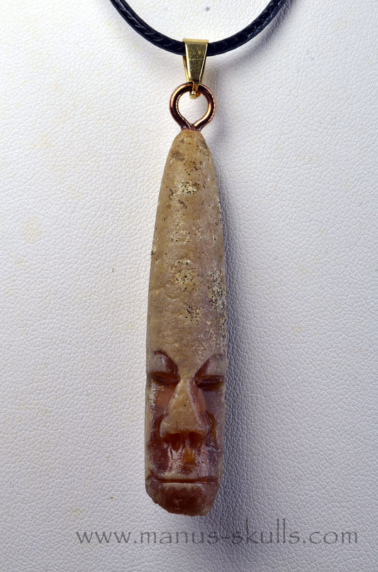 Belemnite Fossiel Tribal Pendant (#53)