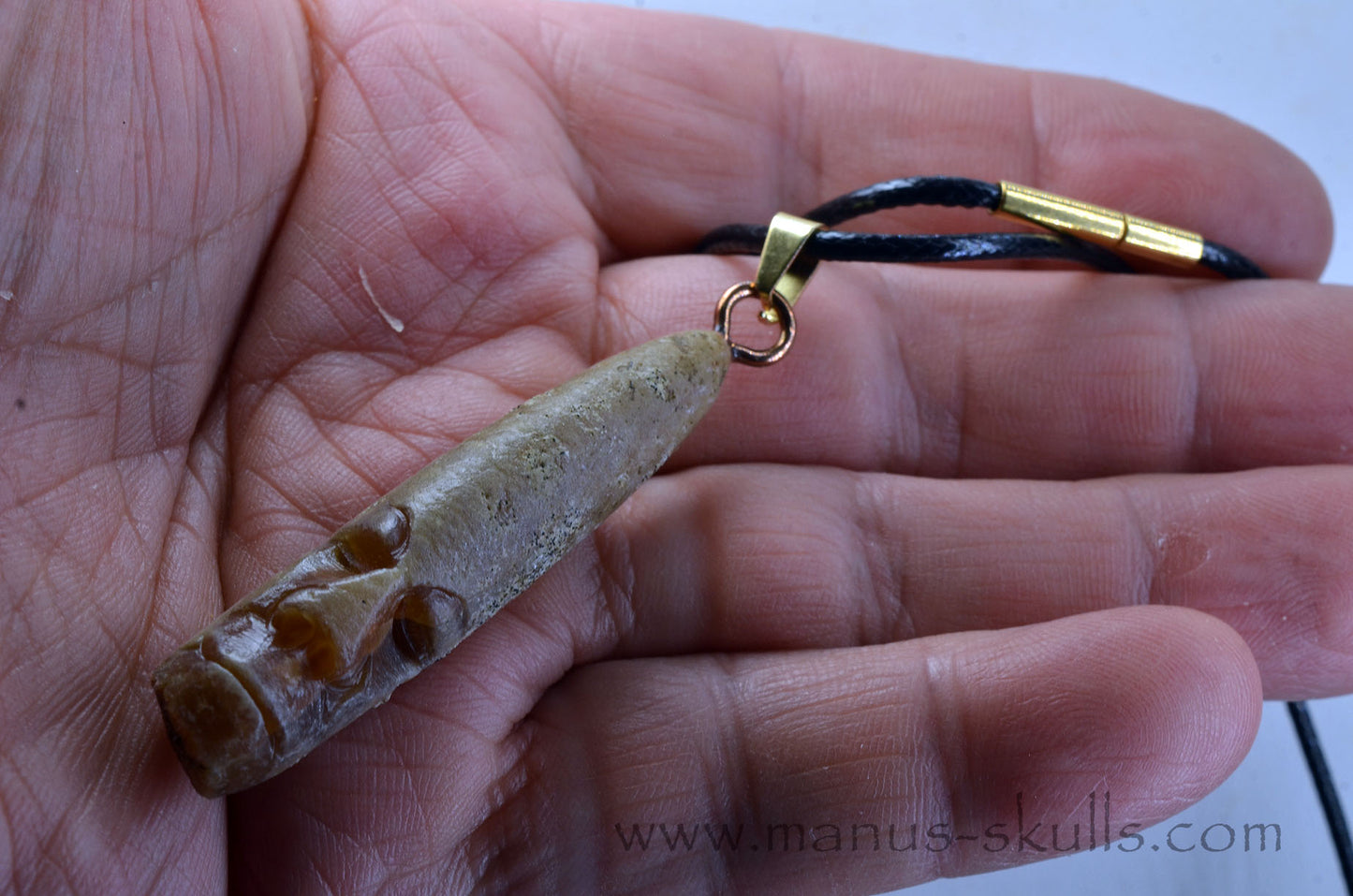 Belemnite Fossiel Tribal Pendant (#53)