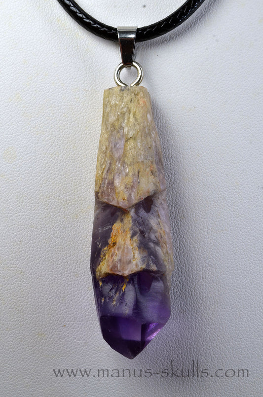 Amethyst Point Tribal Pendant