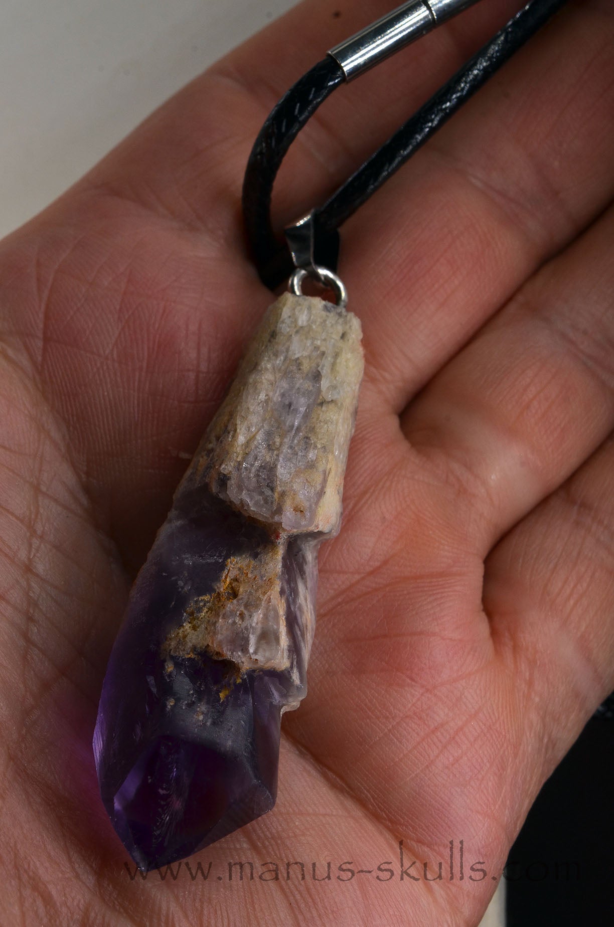 Amethyst Point Tribal Pendant