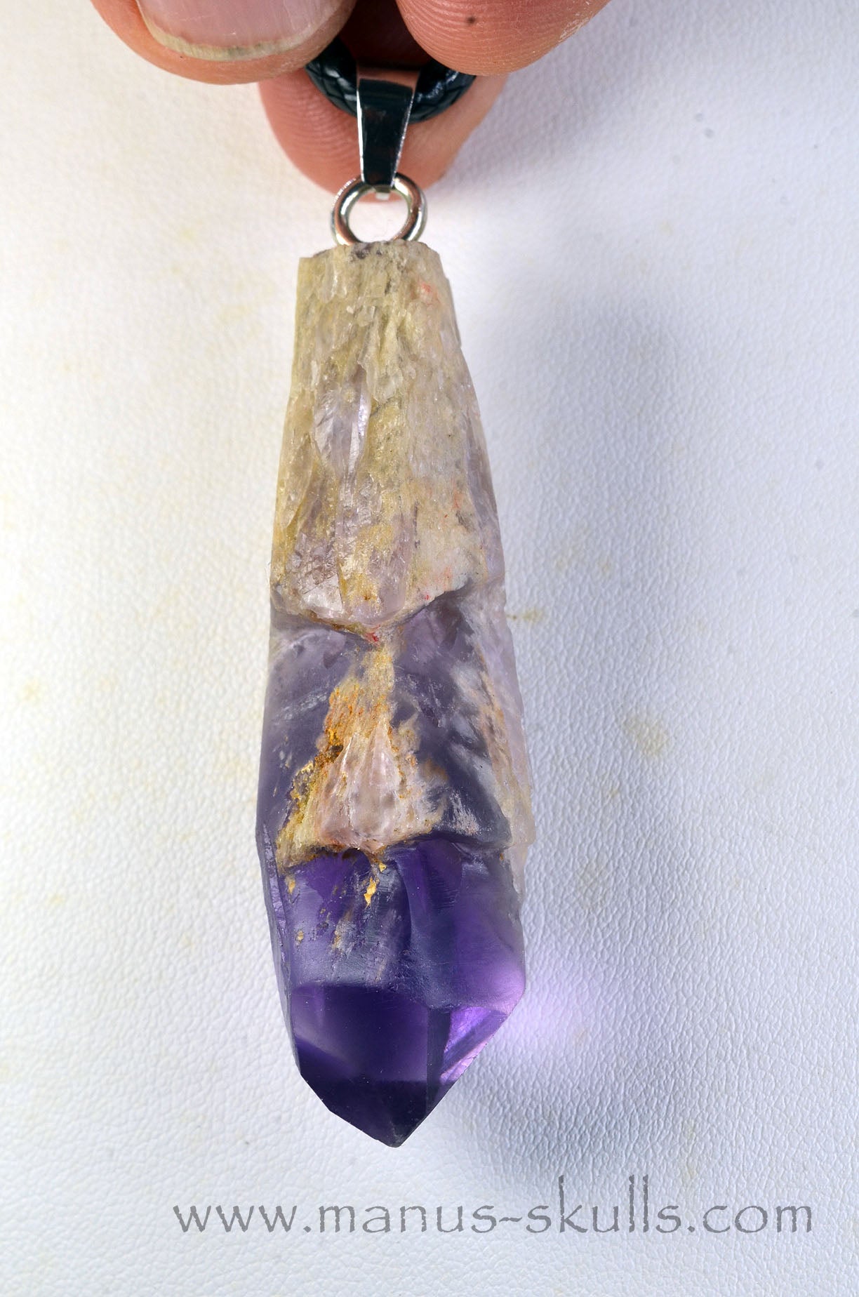 Amethyst Point Tribal Pendant