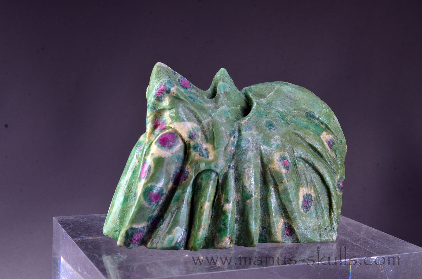 Ruby in Fuchsite Dragon