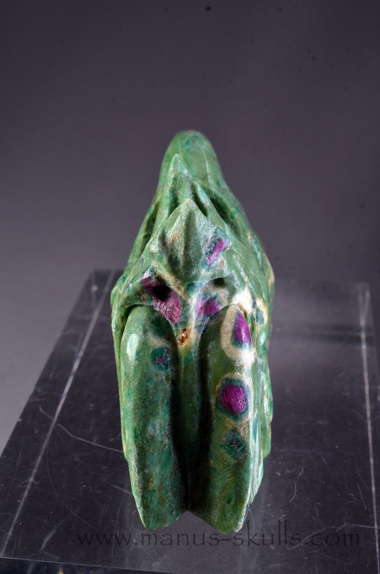 Ruby in Fuchsite Dragon