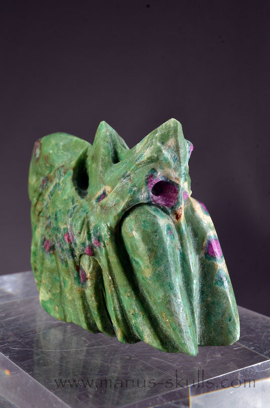 Ruby in Fuchsite Dragon