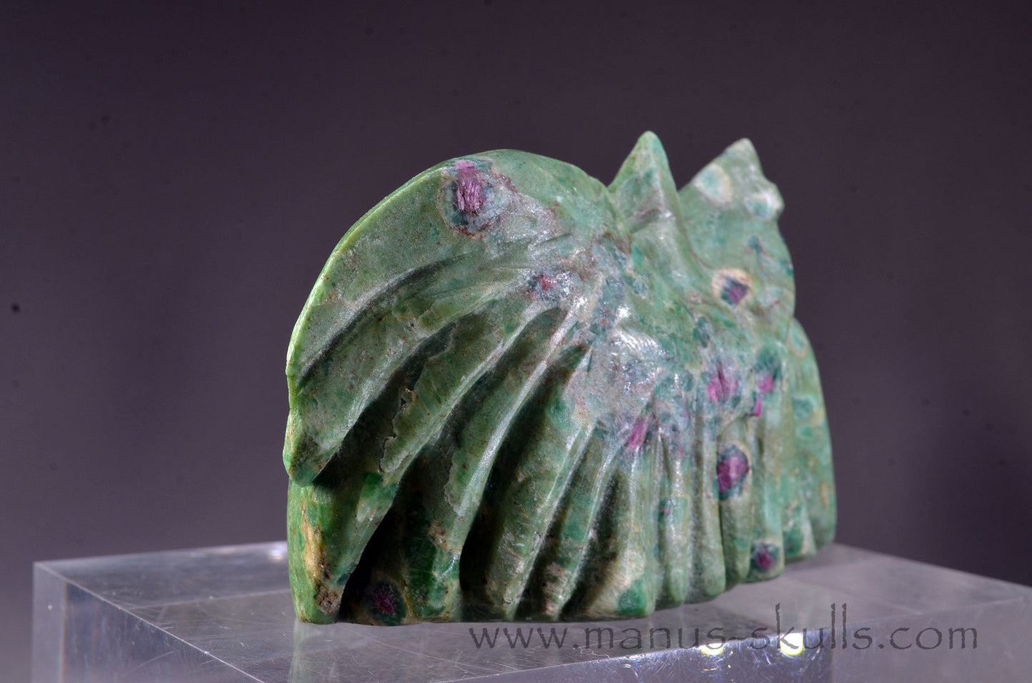 Ruby in Fuchsite Dragon