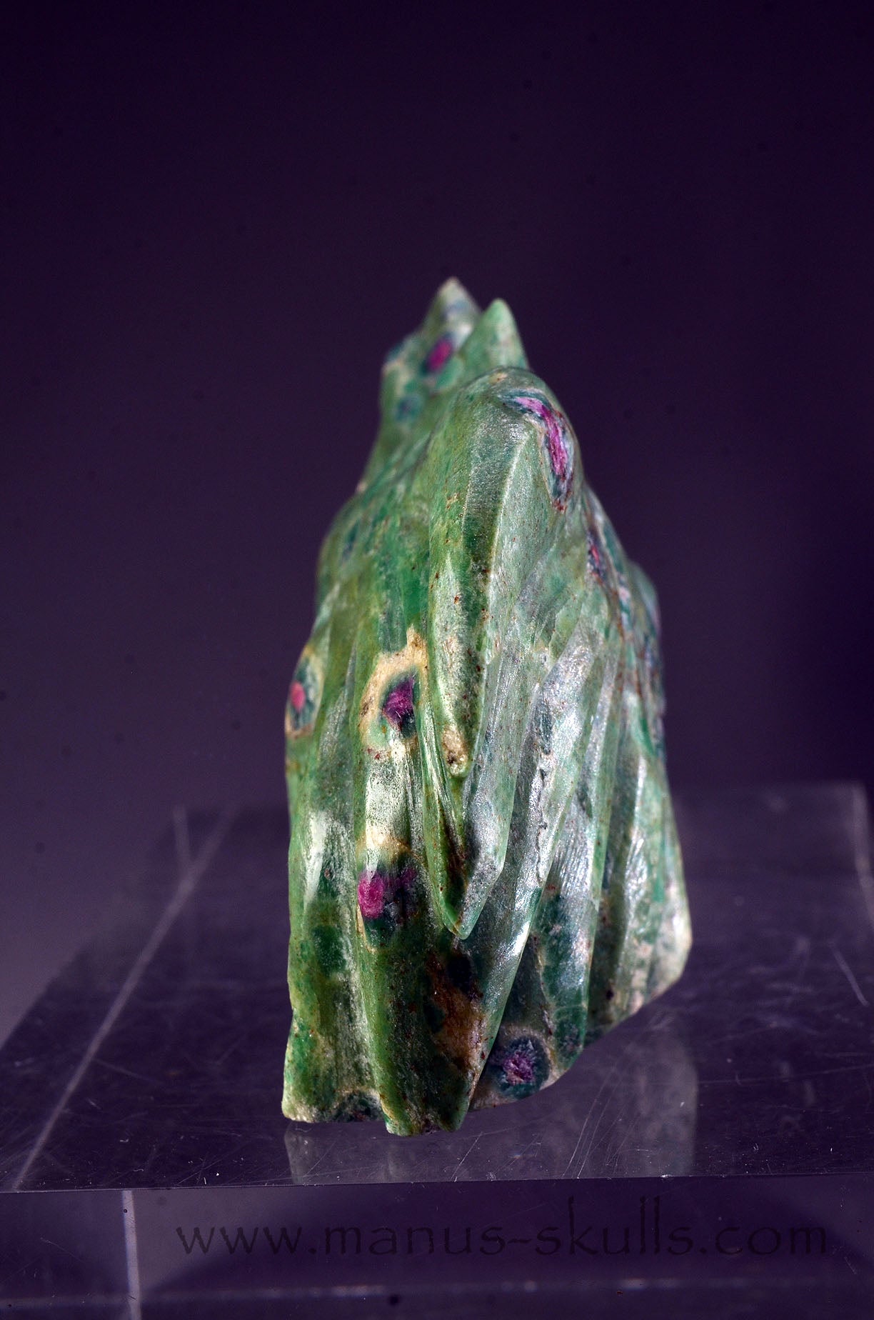 Ruby in Fuchsite Dragon
