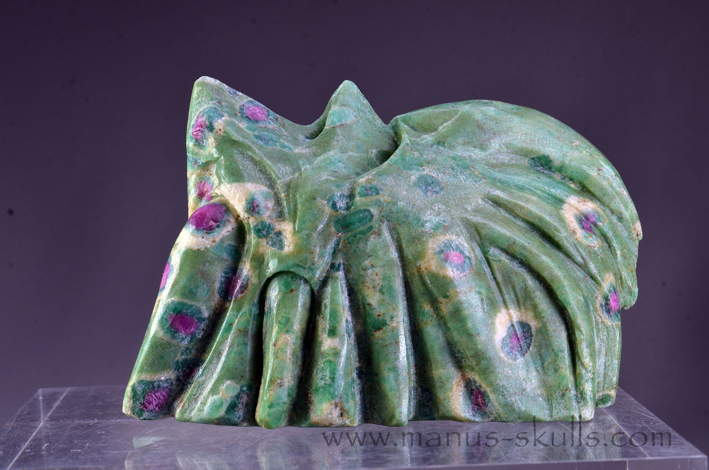Ruby in Fuchsite Dragon