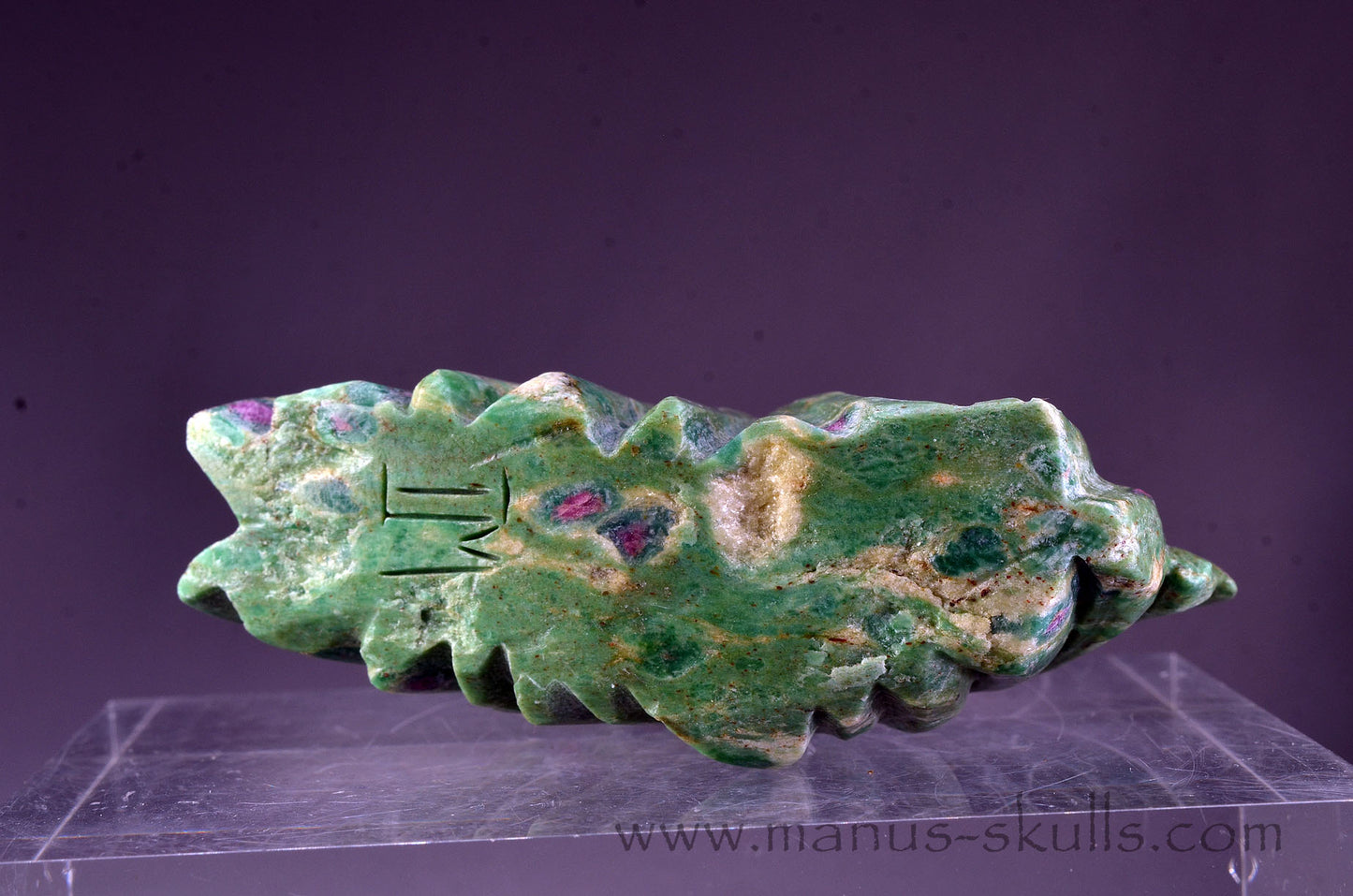 Ruby in Fuchsite Dragon