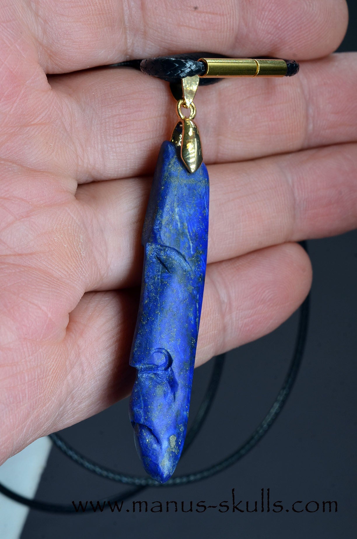 Lapiz Lazuli Tribal Pendant