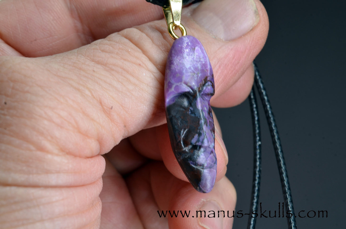 Sugilite Tribal Pendant