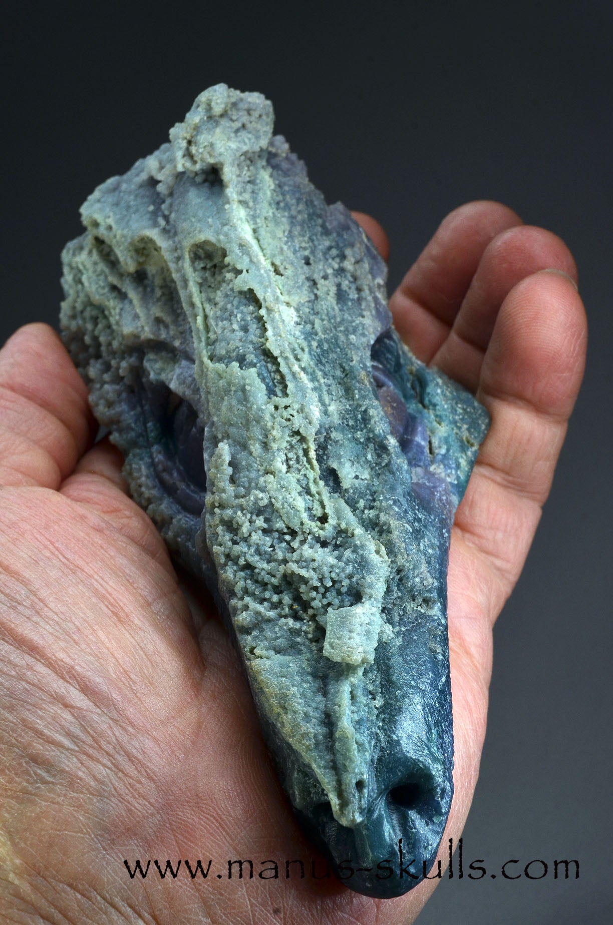 Grape Agate Dragon